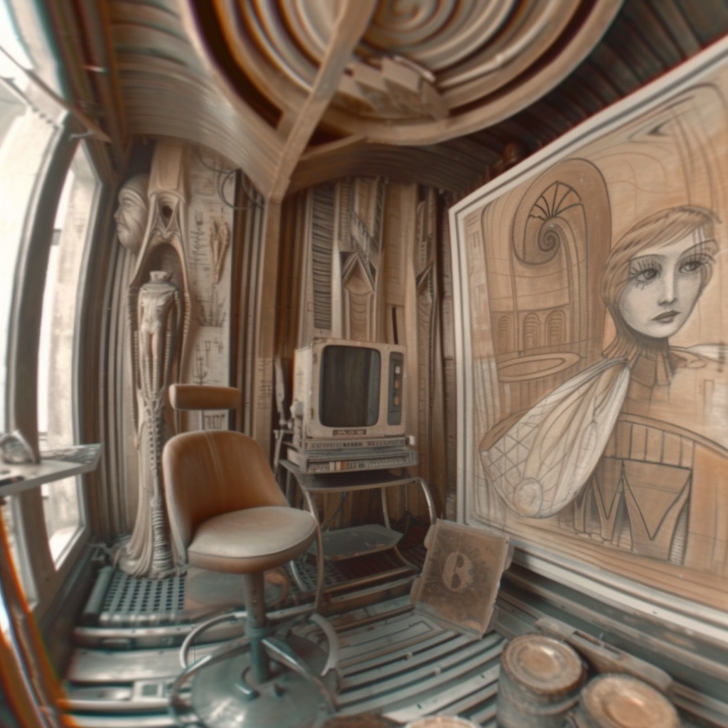 Jodorowsky's Dune Painter's Art Studio Scene