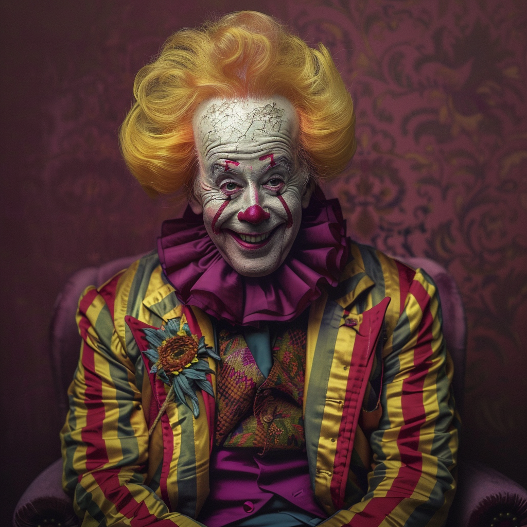 Joe Biden Clown Transformation Image