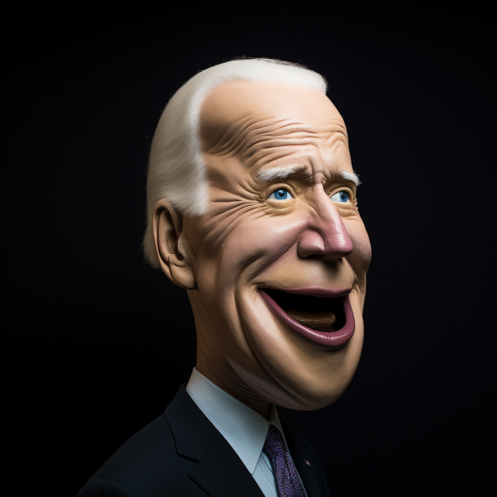 Joe Biden with a giant nose