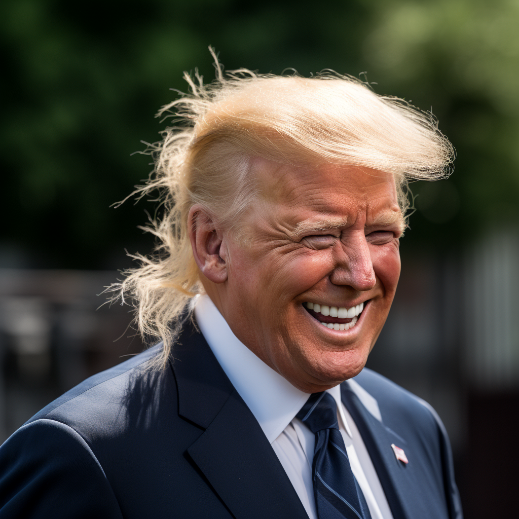 Biden with Trump's hair