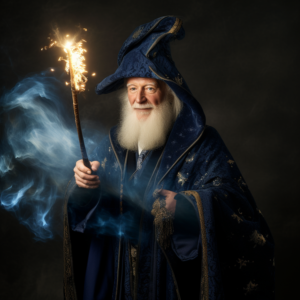 Joe Biden as a wizard