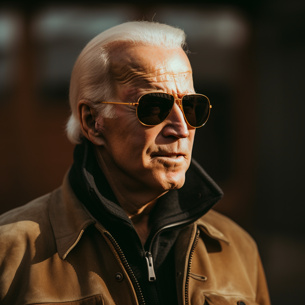 Joe Biden Aviators Badass Image