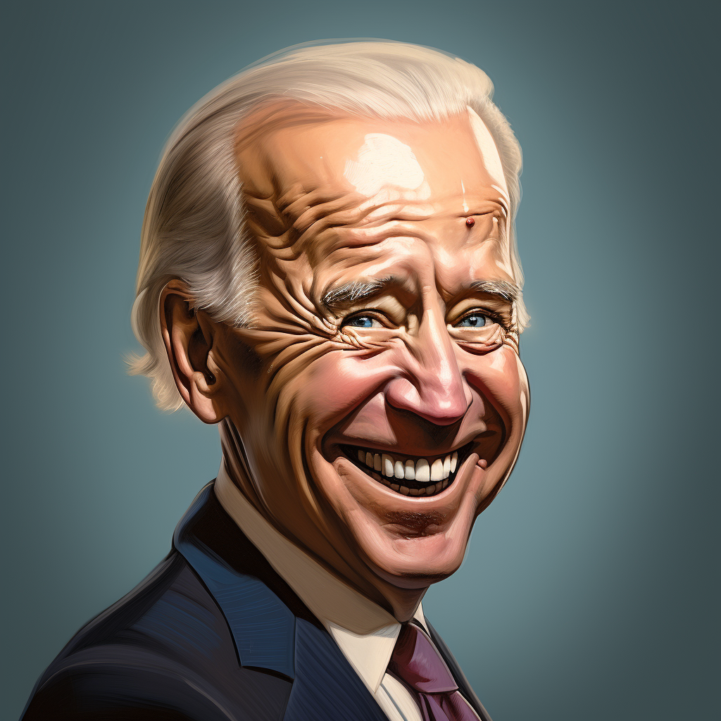 Joe Biden illustration by Ralph Bakshi