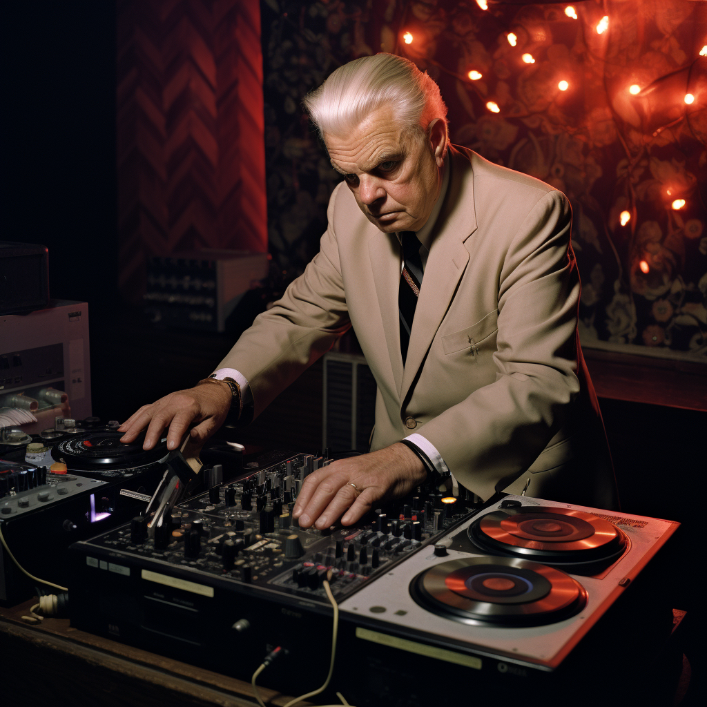 John Diefenbaker as Techno DJ