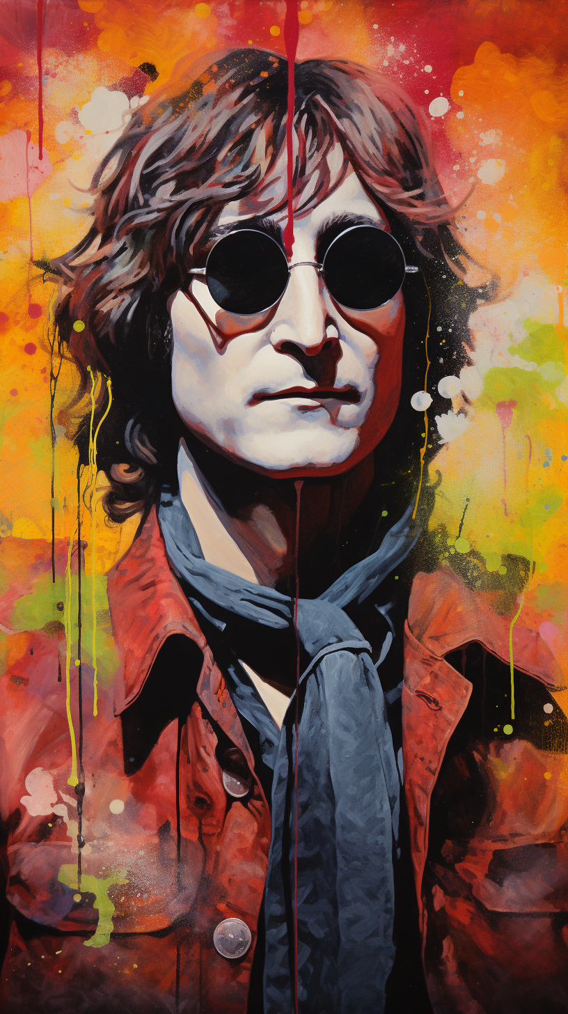 Portrait of John Lennon