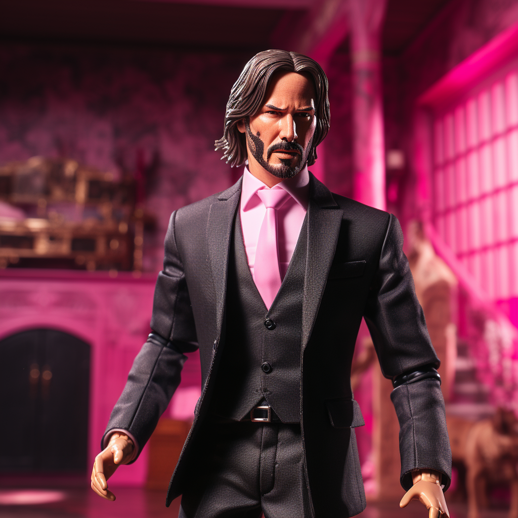 John Wick explores the Barbie world