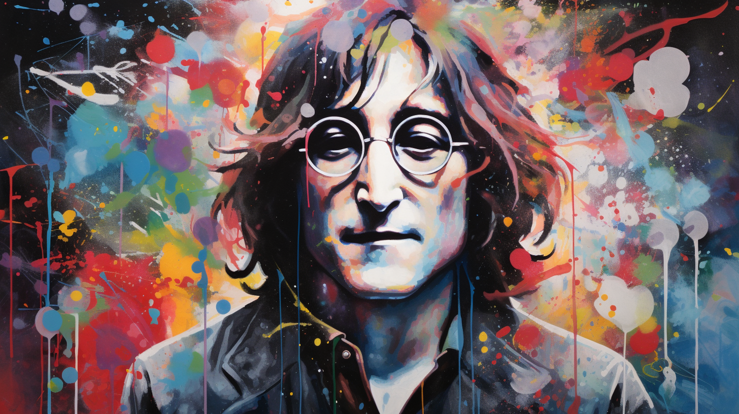 John Lennon portrait image