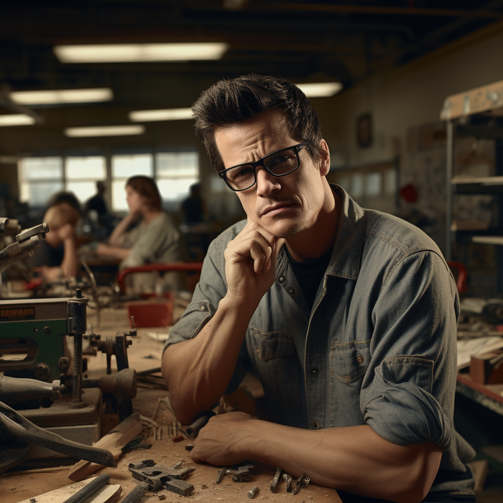 Johnny Knoxville shop teacher injury image