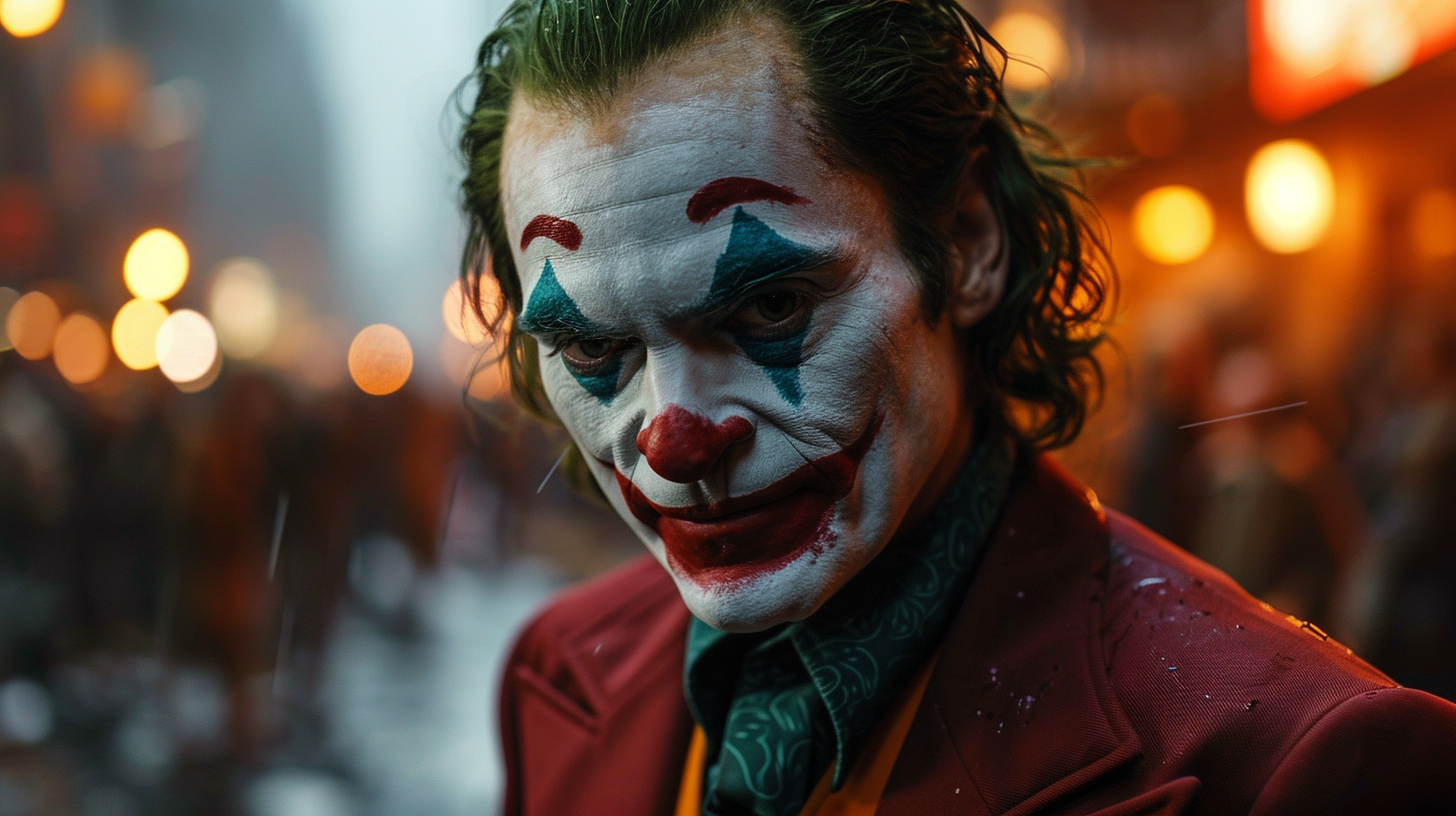 Joker in a Cinematic Thriller Film Style