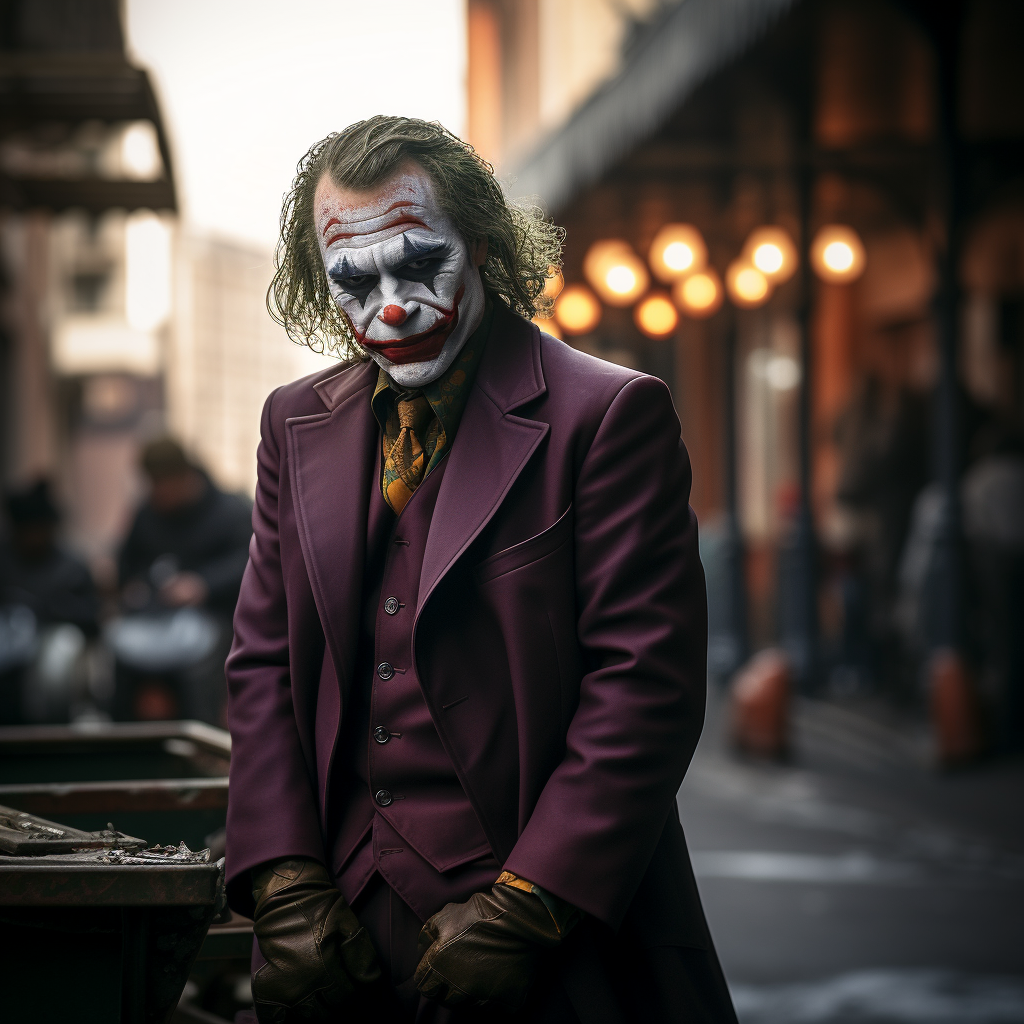 Colorgraded image inspired by the Joker movie