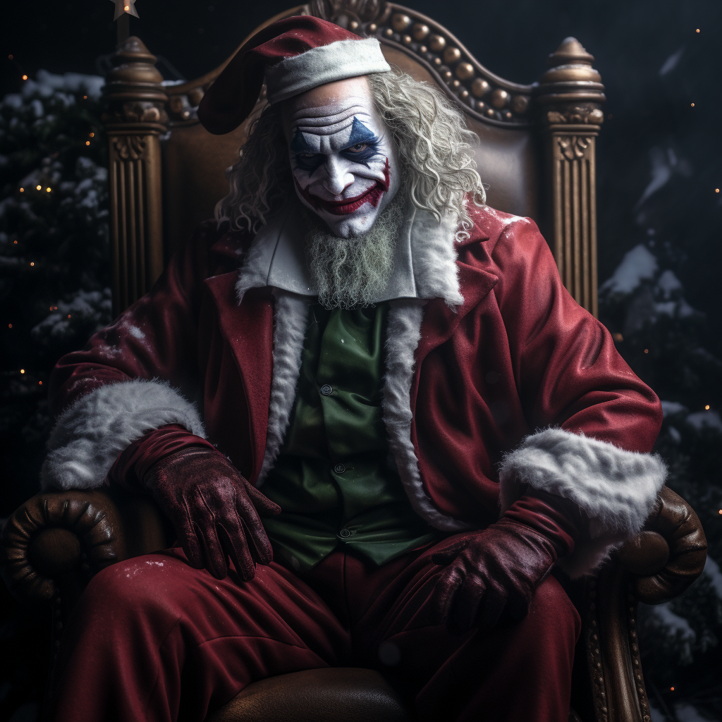 Joker as Santa Claus Costume