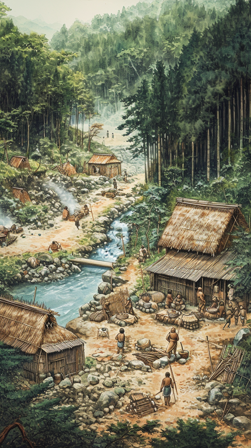 Jomon period part-time job scene