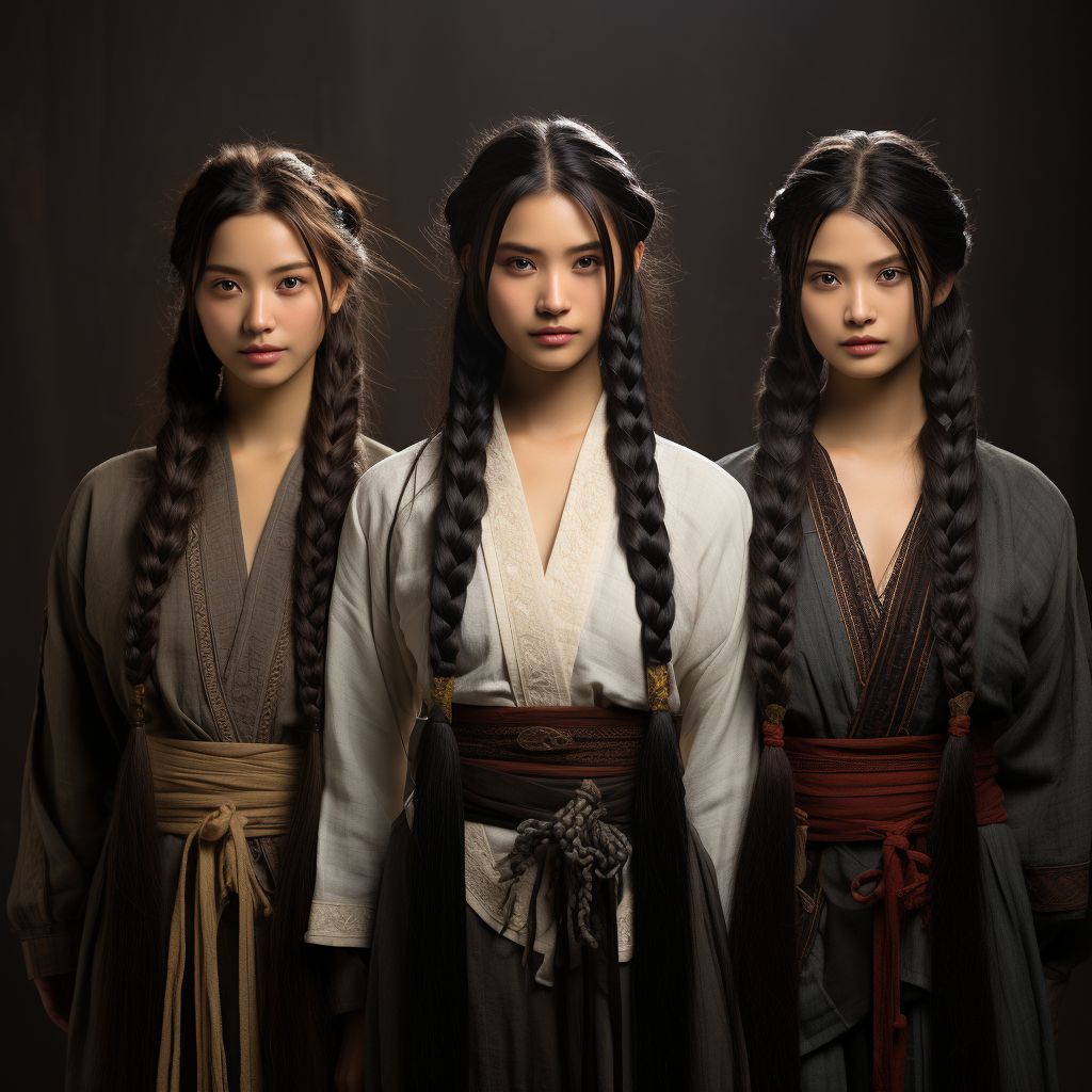 Beautiful Joseon Dynasty Denggi Hair