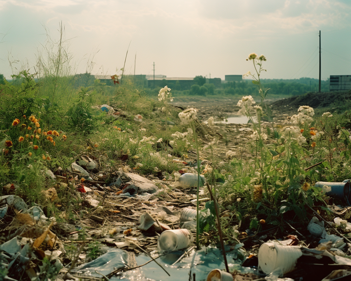 Midjourney Prompt - Abandoned and Overgrown Earth