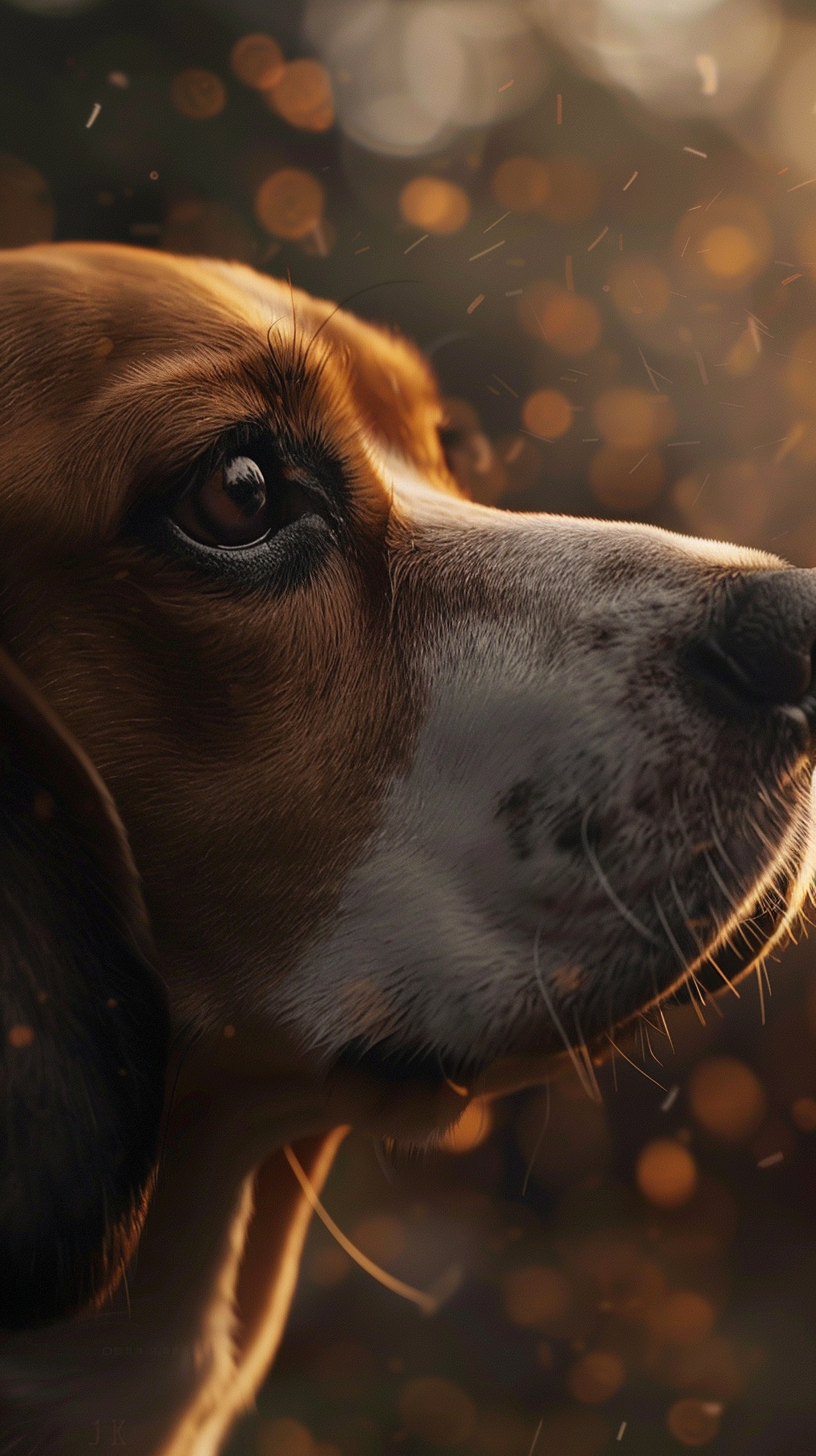 Happy Beagle Dog Movie Scene