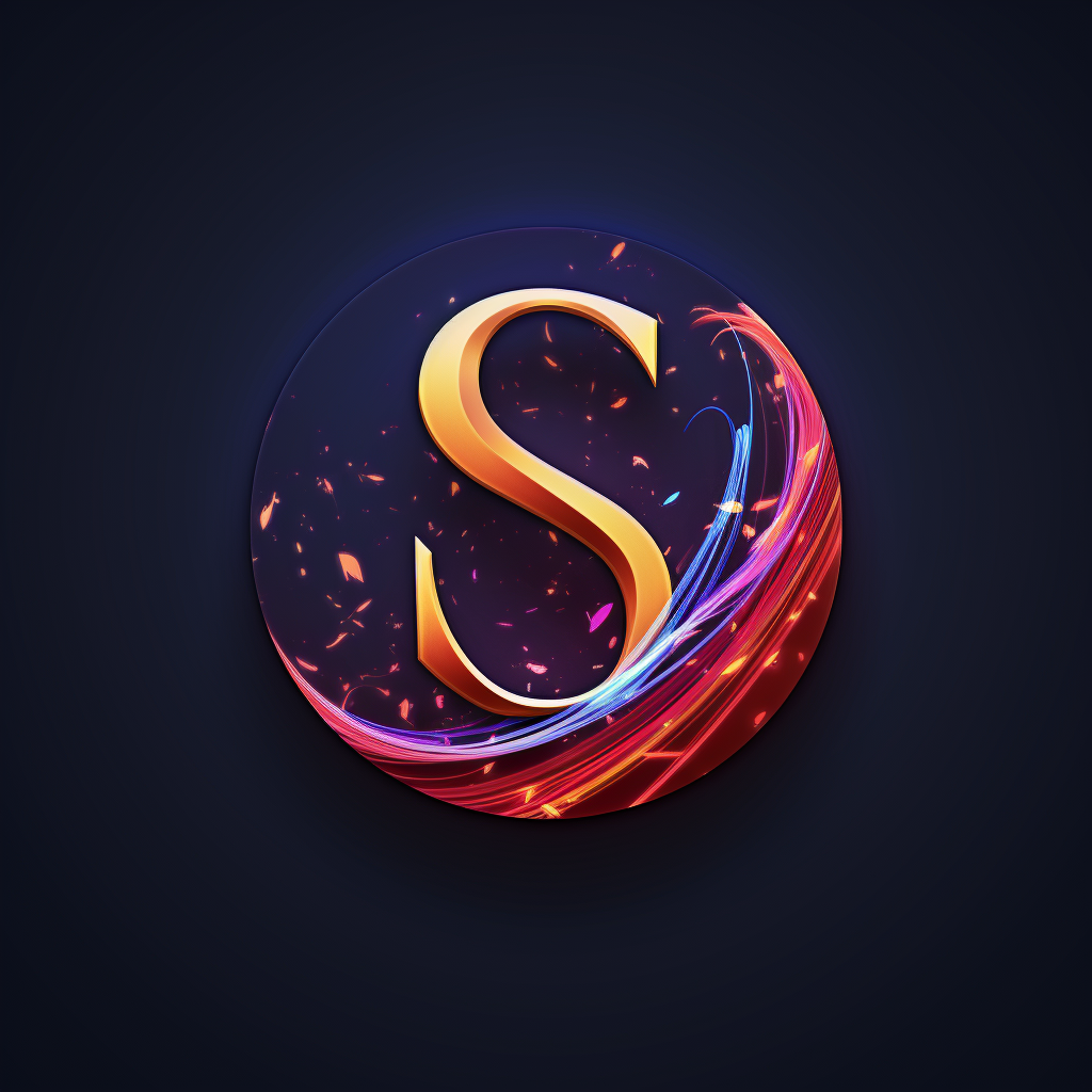 Circle logo with JS letters