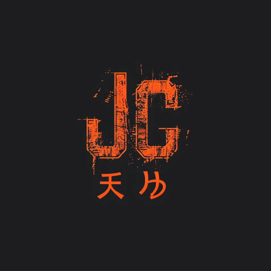 Judo Club Logo Black Orange