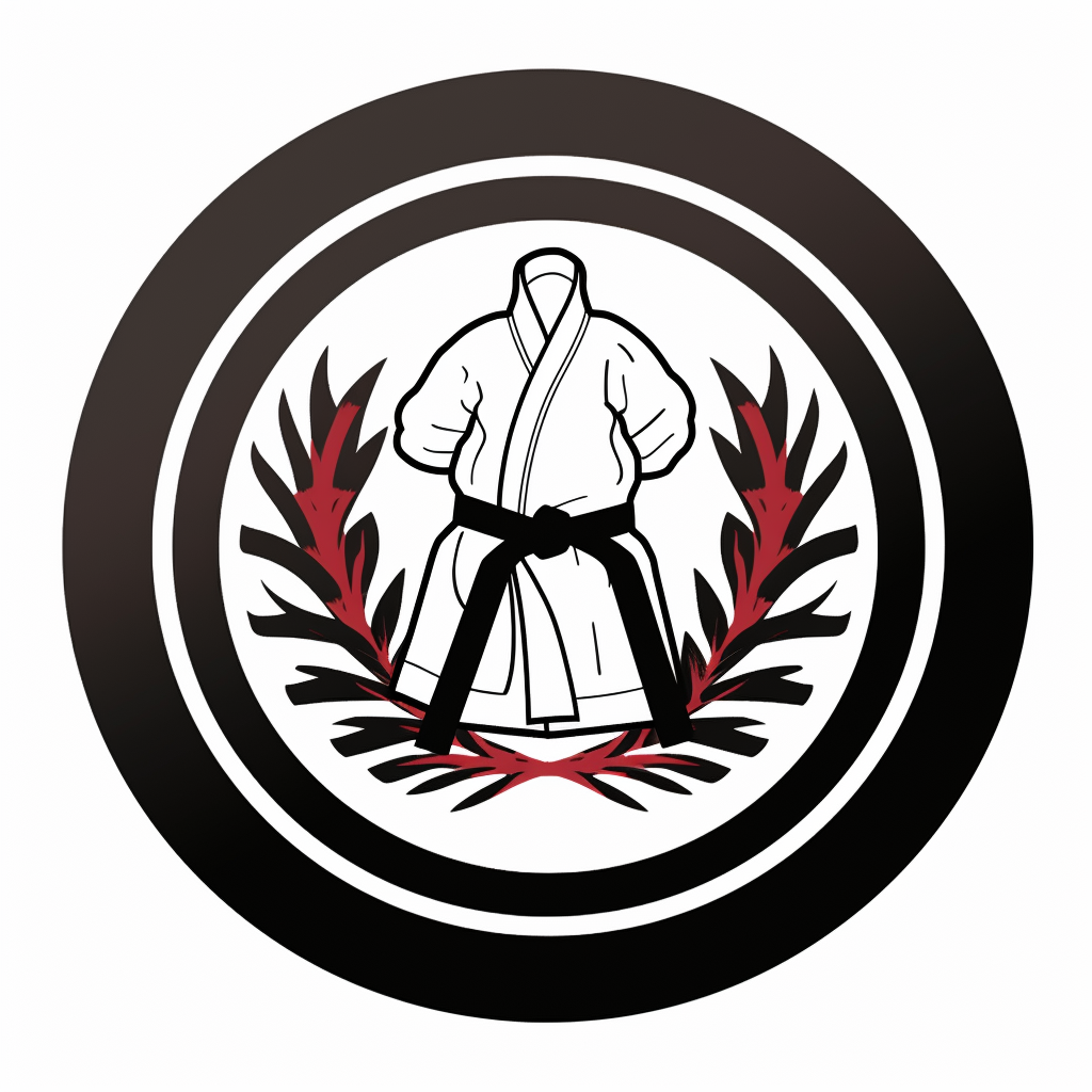 Judo Black Belt Logo