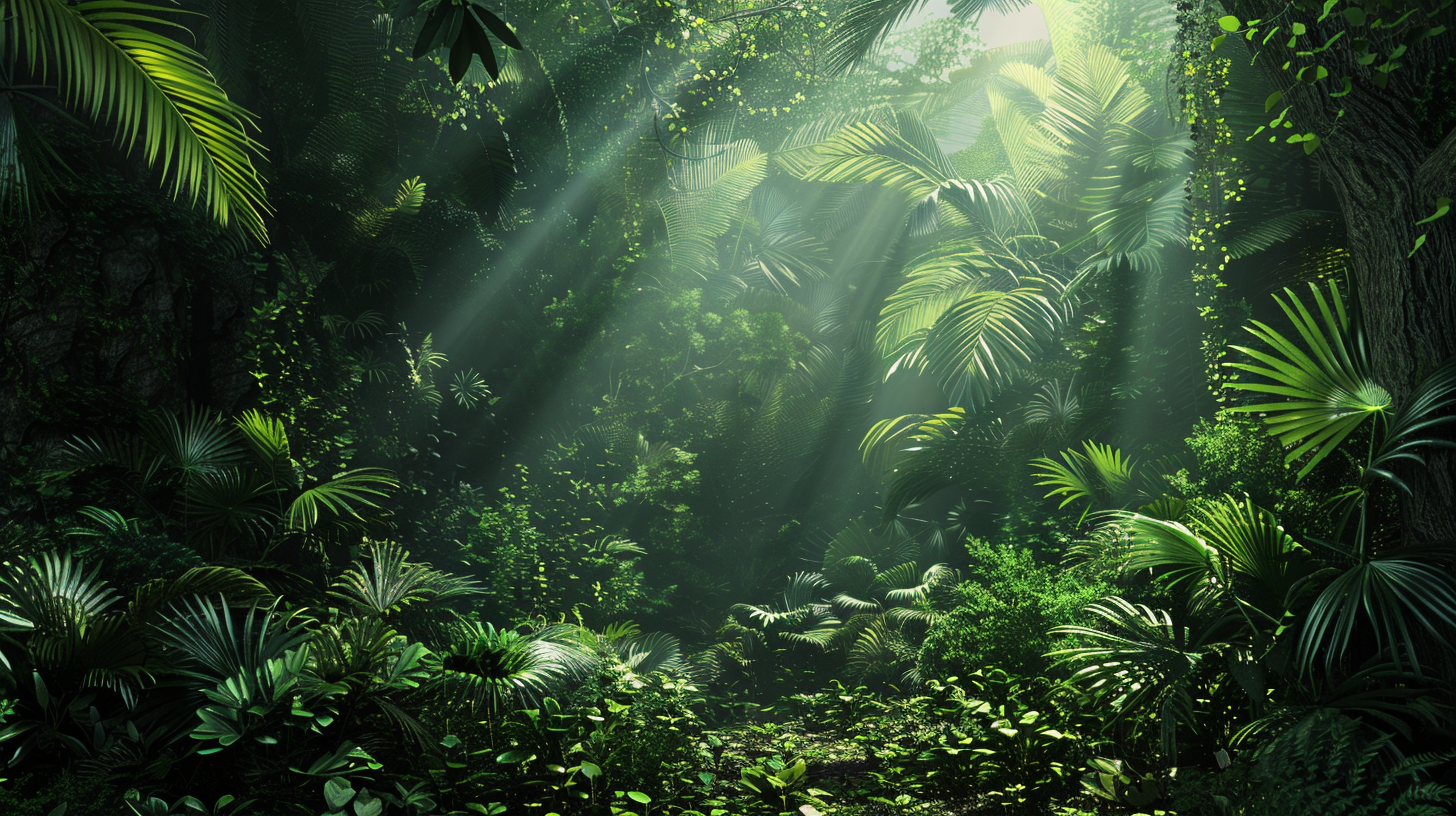 Jungle Scape Digital Art