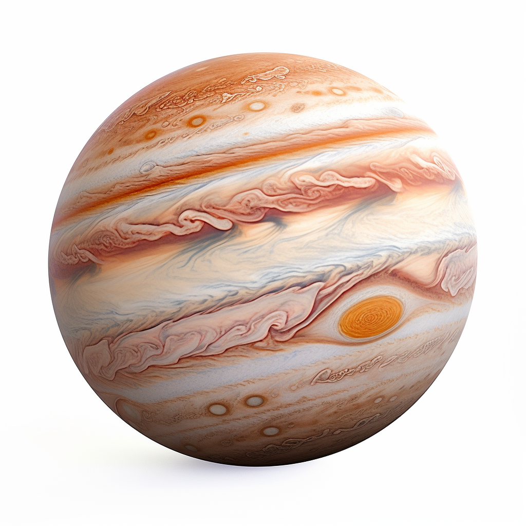 Hyper-realistic photo of Jupiter