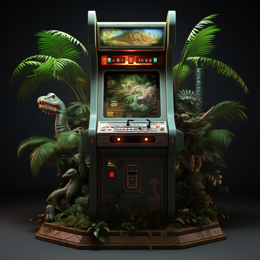 Jurassic Park Arcade Machine