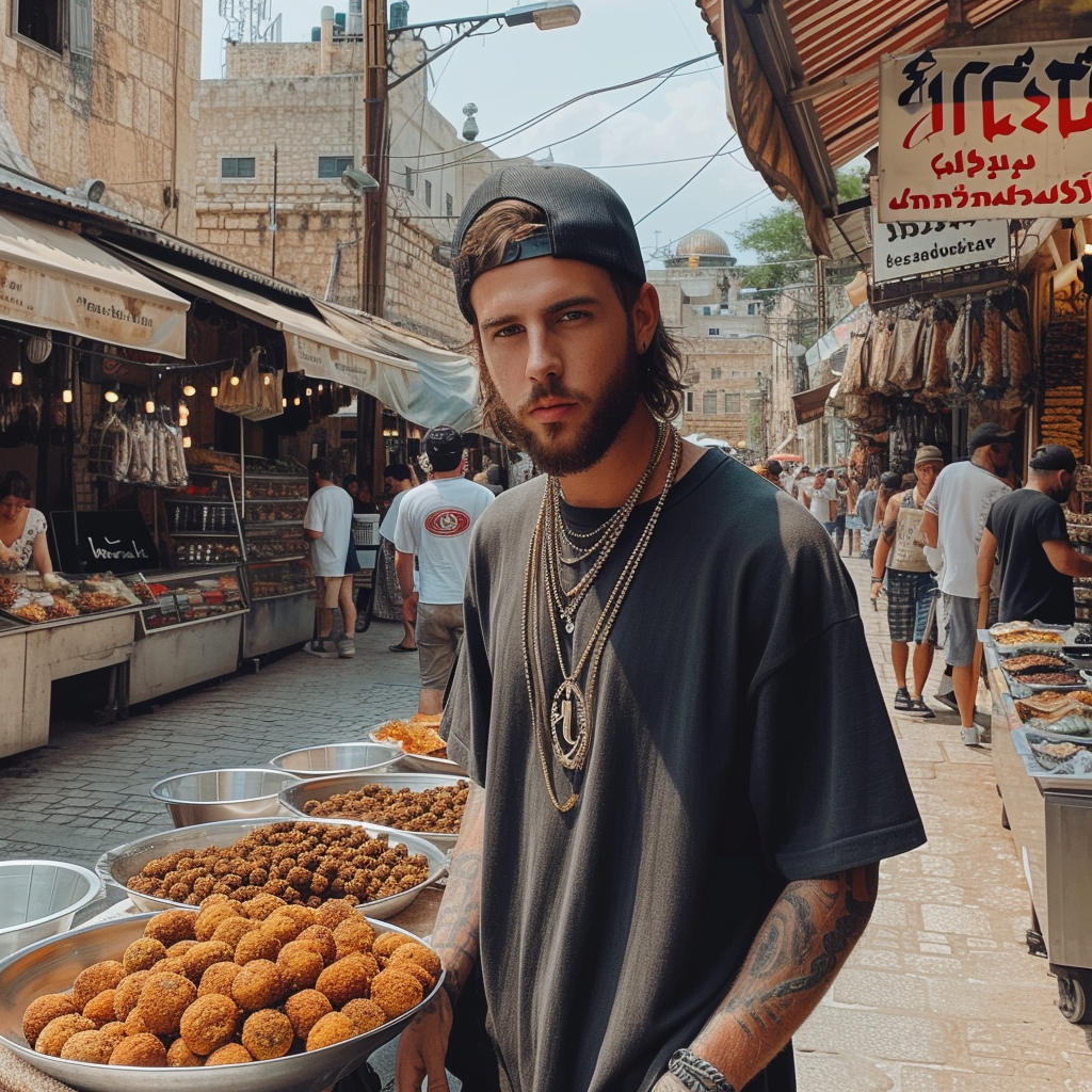 Justin Bieber Falafel Israel