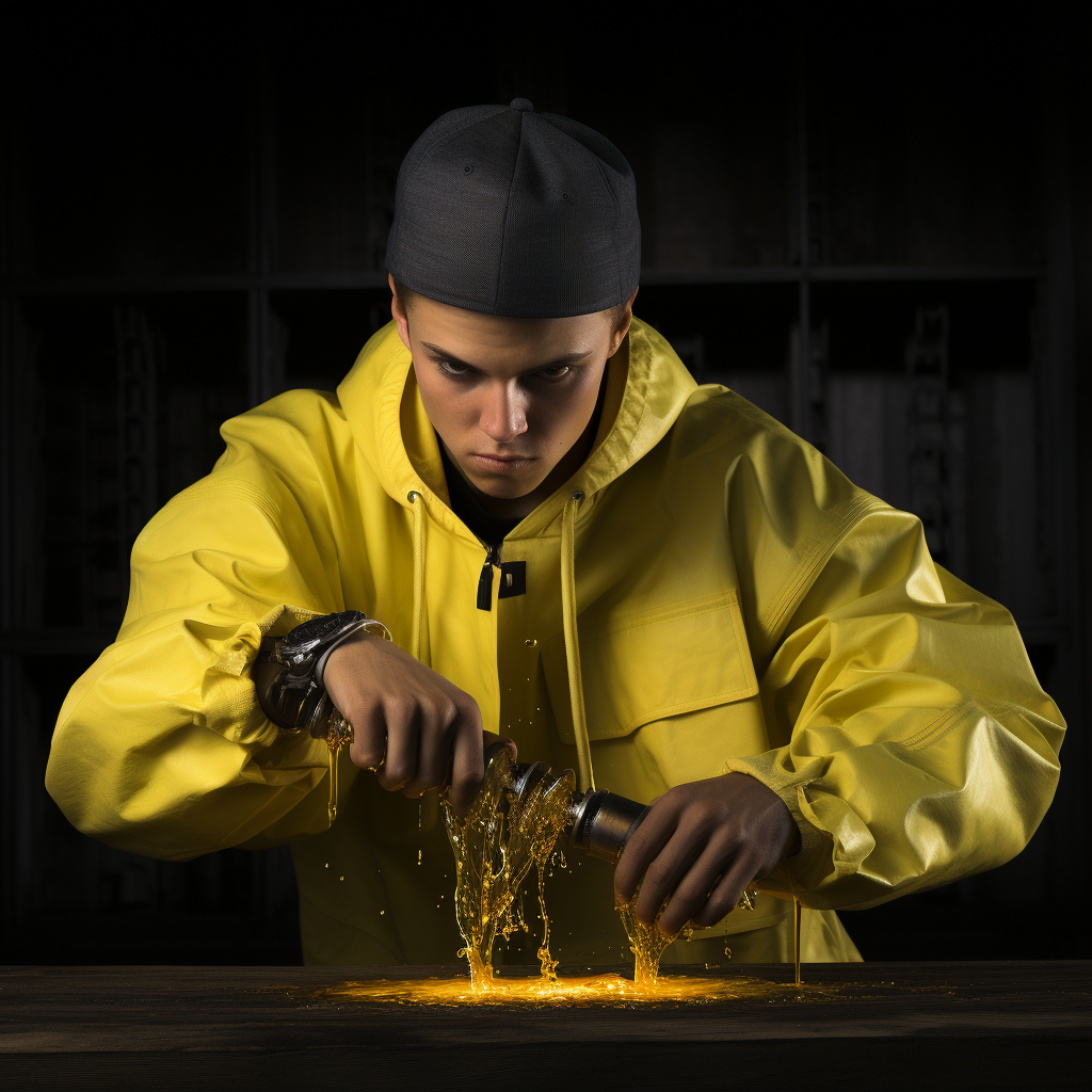 Justin Bieber pouring oil on fire