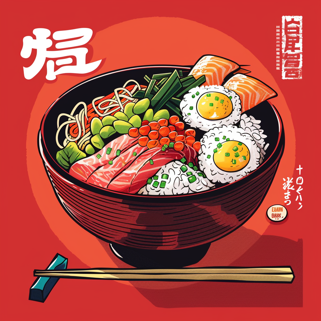 Kaisendon Donburi Fast Food in Bangkok