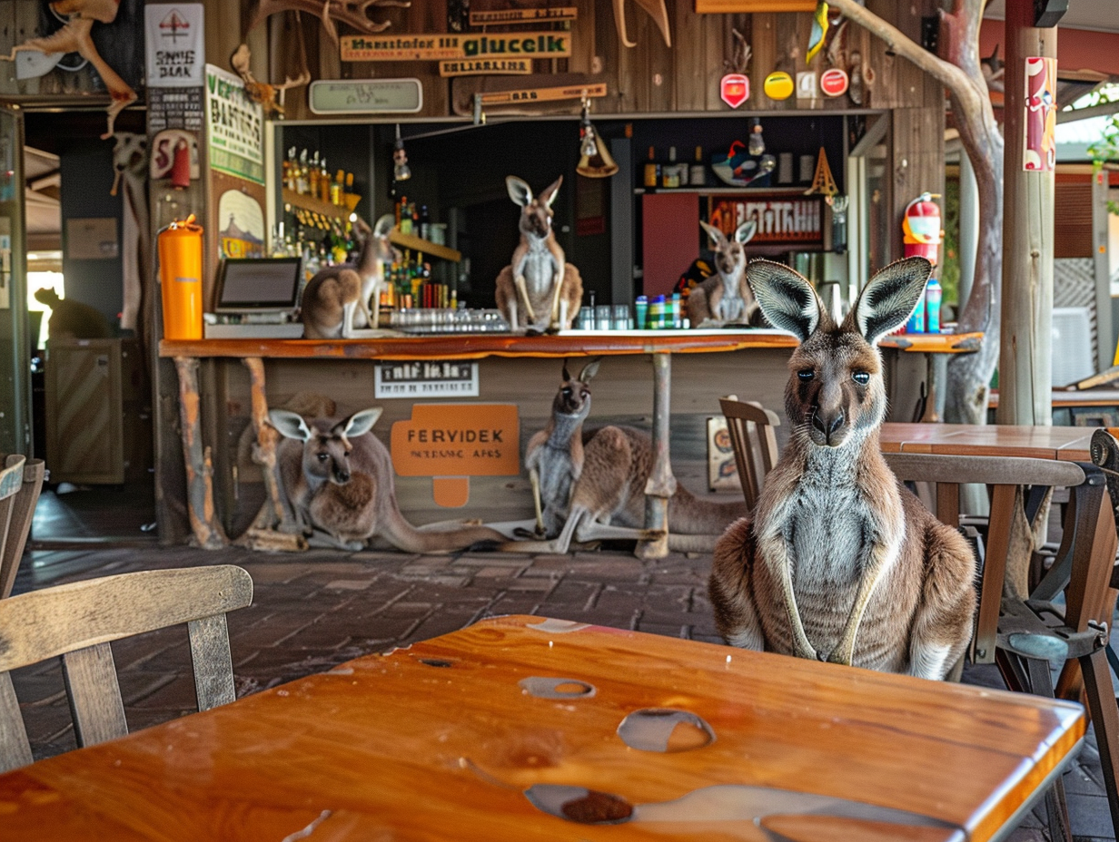 Kangaroo Bar Scene Australia