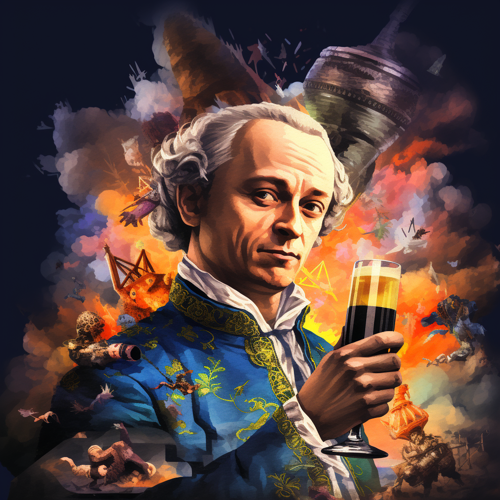 Immanuel Kant enjoying a party in Australia