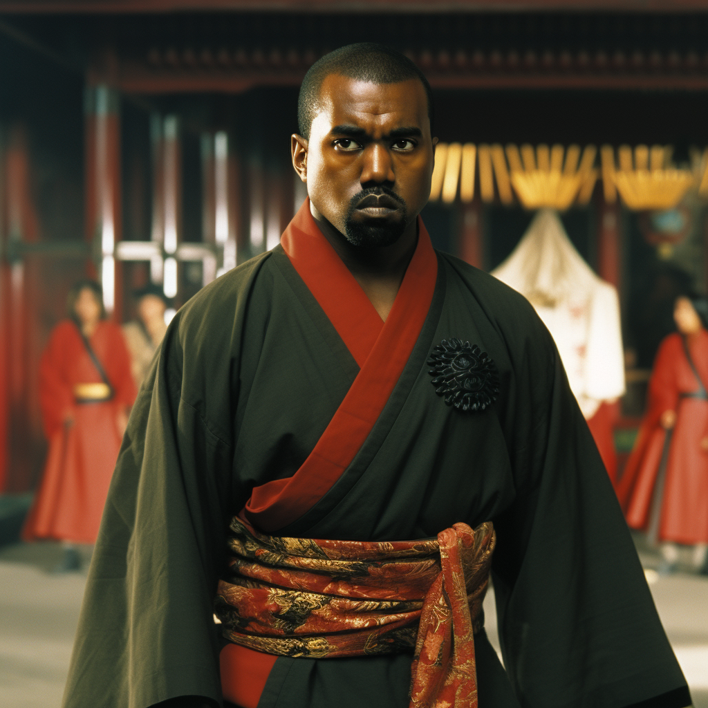 Kanye in Kung-Fu Movie Poster