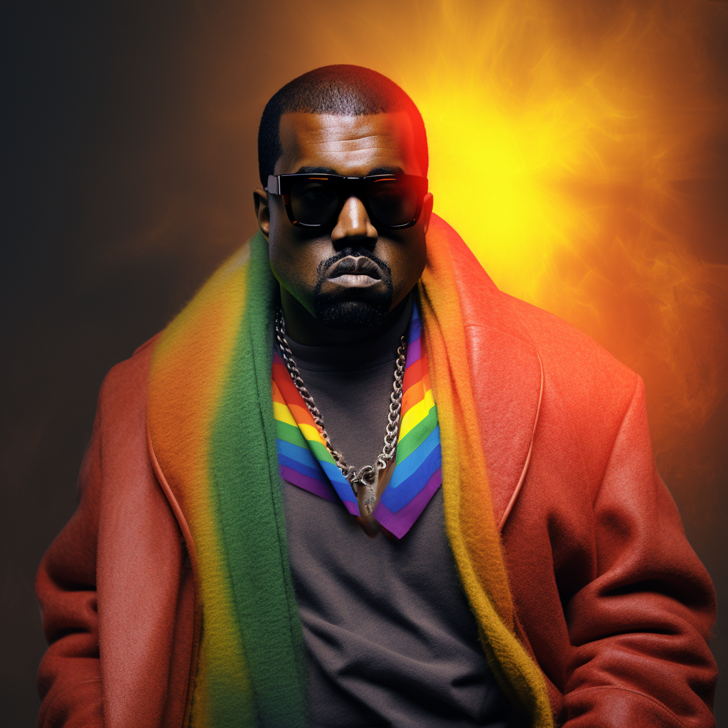 Kanye West senior in HDR