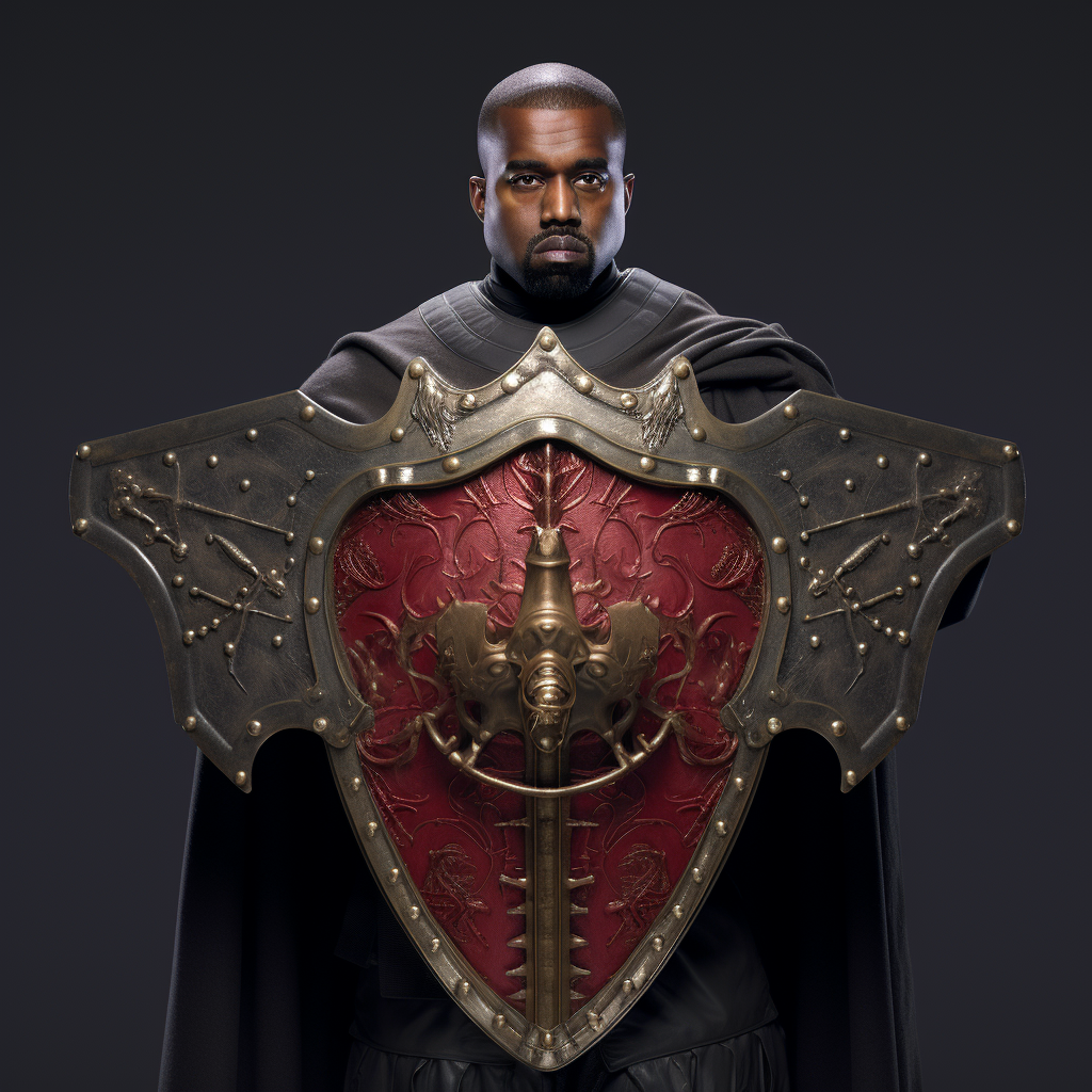 Kanye West's powerful shield