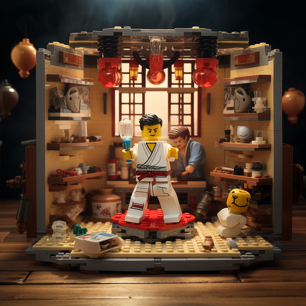 Karate Kid Lego Set Box Image