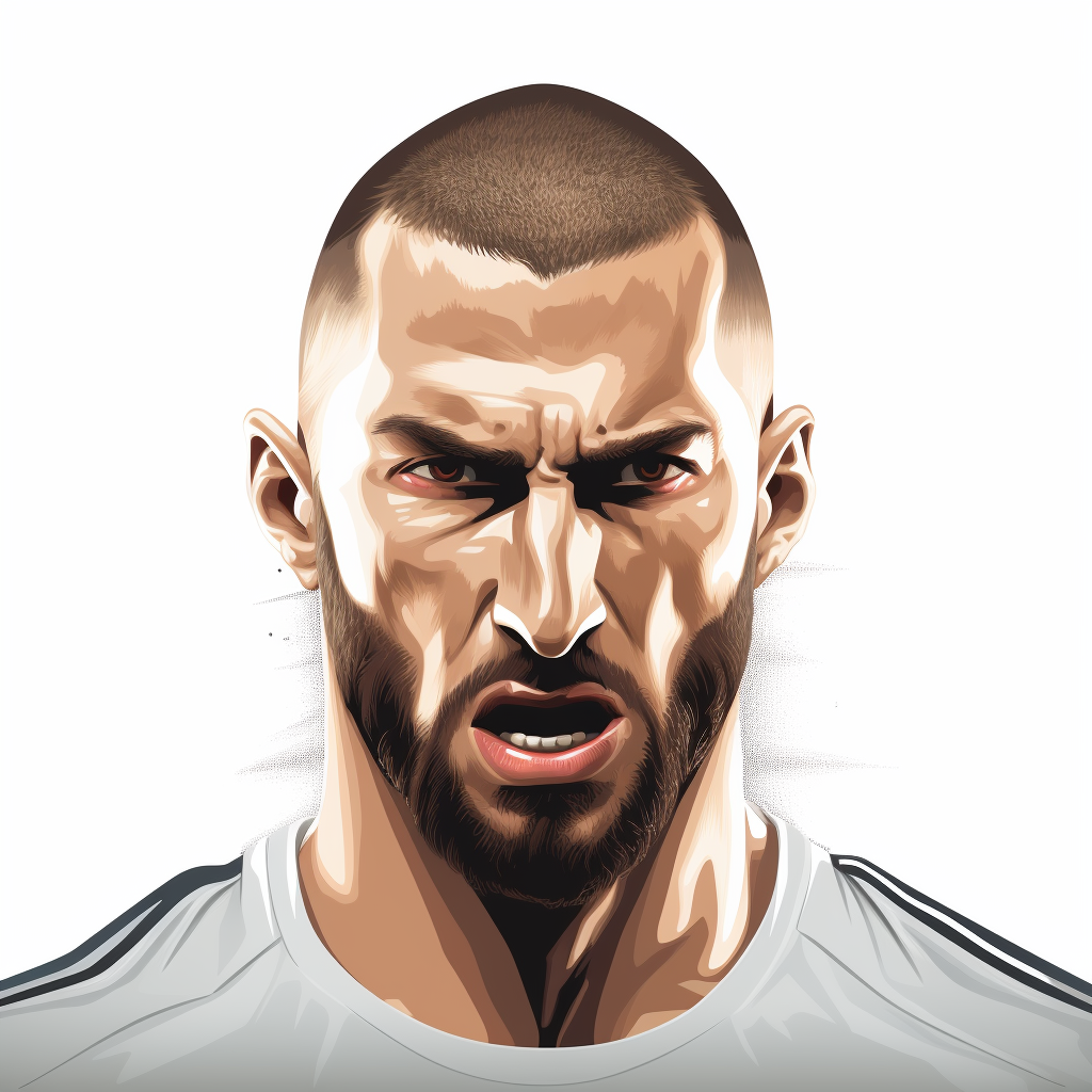 Karim Benzema Evil Face Icon