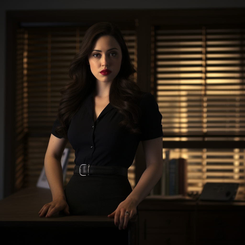 Kat Dennings as FBI Agent with Intense Look