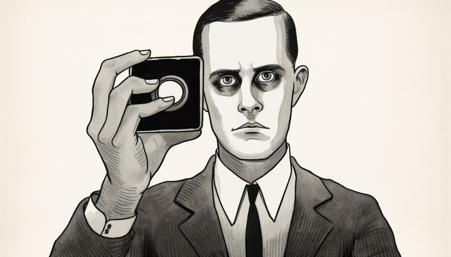 Kate Beaton Cartoon William Bernbach Portrait Selfie