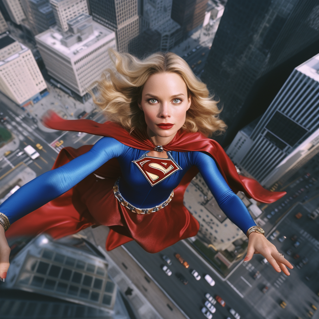 Kate Bosworth as Claire Kent transforming into Superwoman