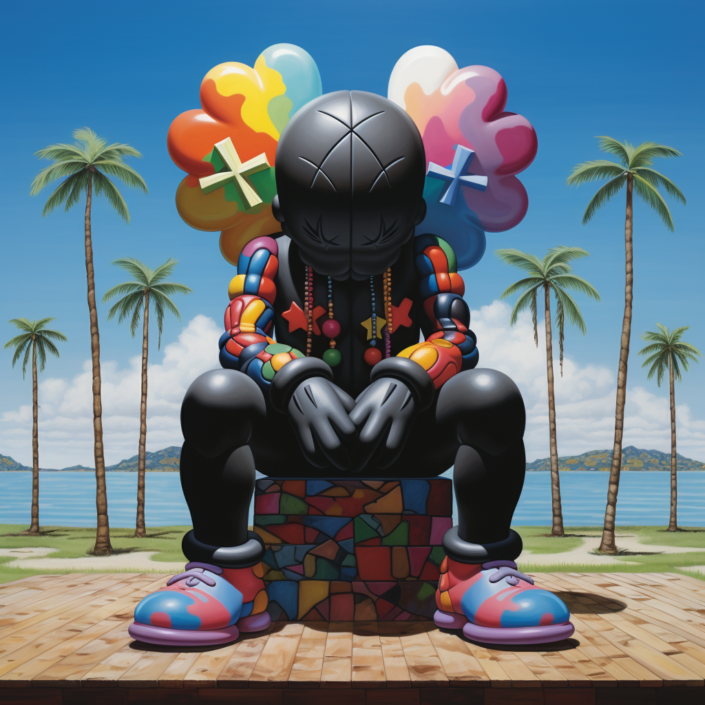 KAWS cross reality artwork