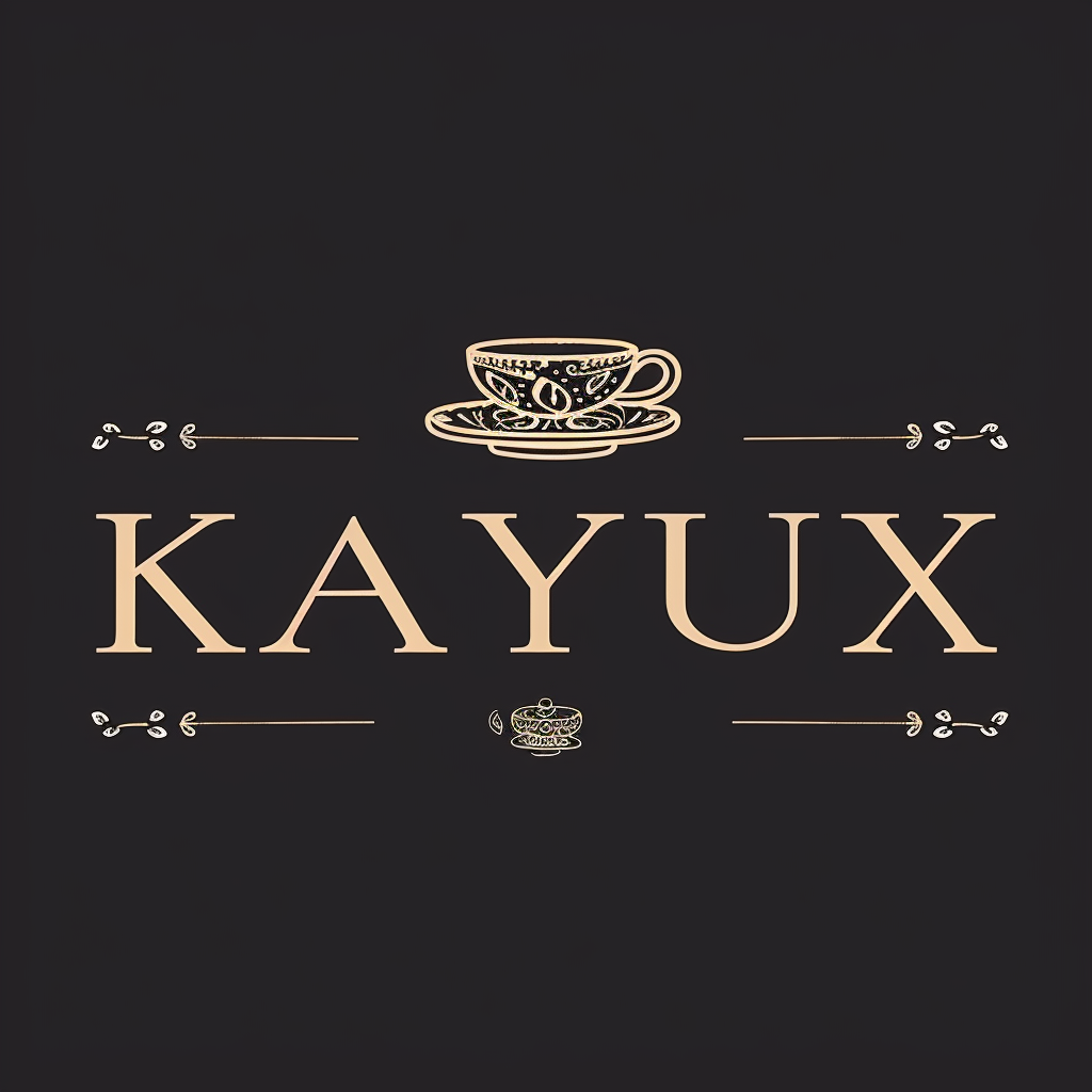 Minimalistic coffee logo for KAYUX