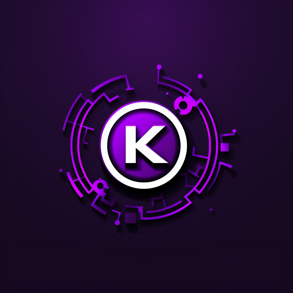 Futuristic KB Studio Logo