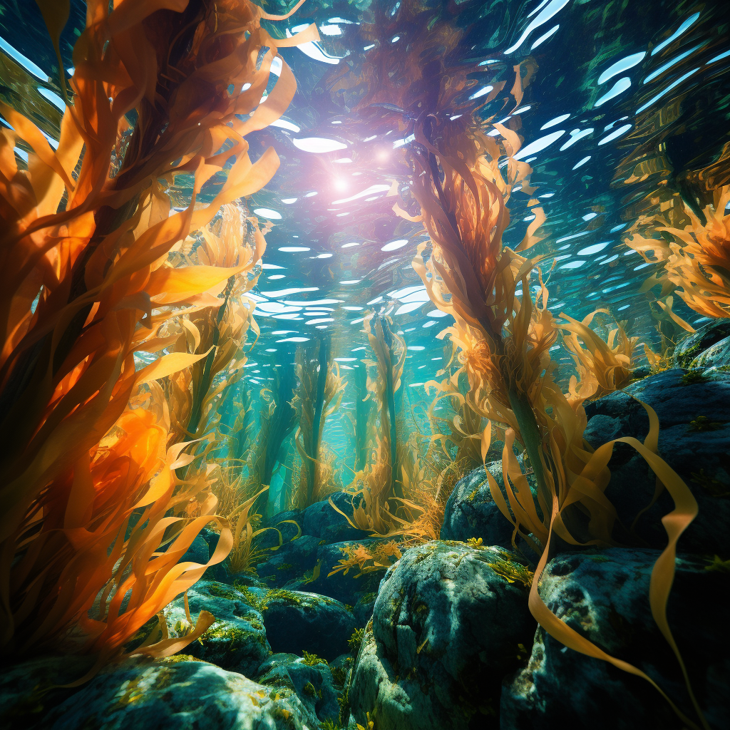 Colorful Kelp Forest in 8K