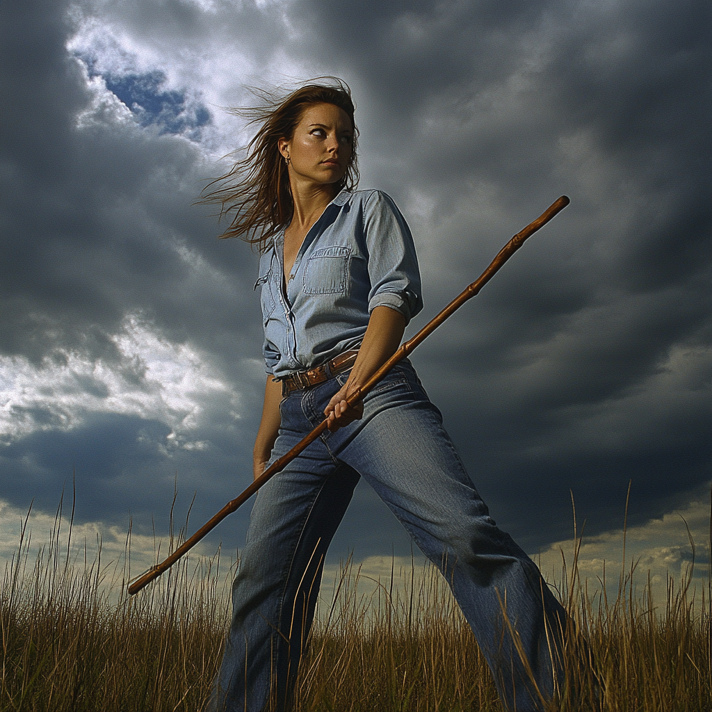 Kentucky Woman Bojutsu Grasslands Drama