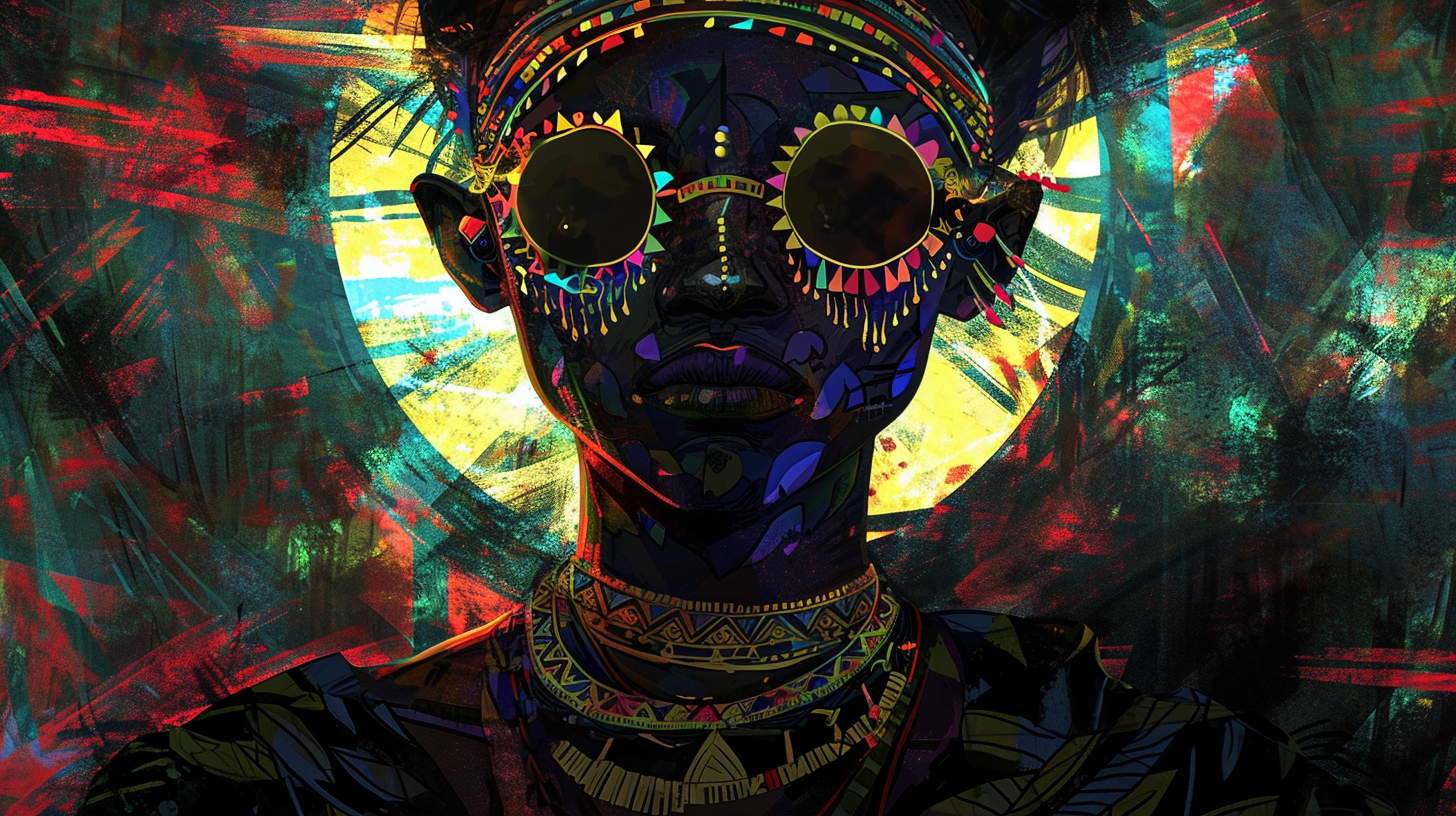 Kenyan Digital Art Dark Horror Folklore Colors Culture