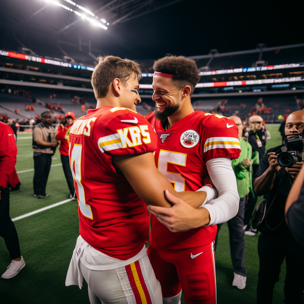 Football bromance at its finest ?