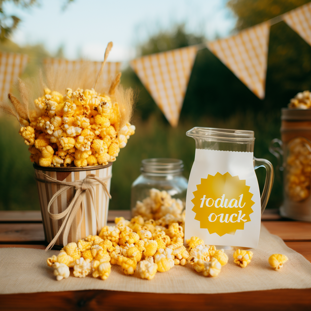 Freshly Popped Kettle Corn and Lemonade