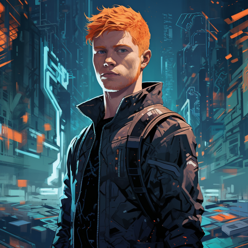 Kevin De Bruyne in Cyberpunk artwork