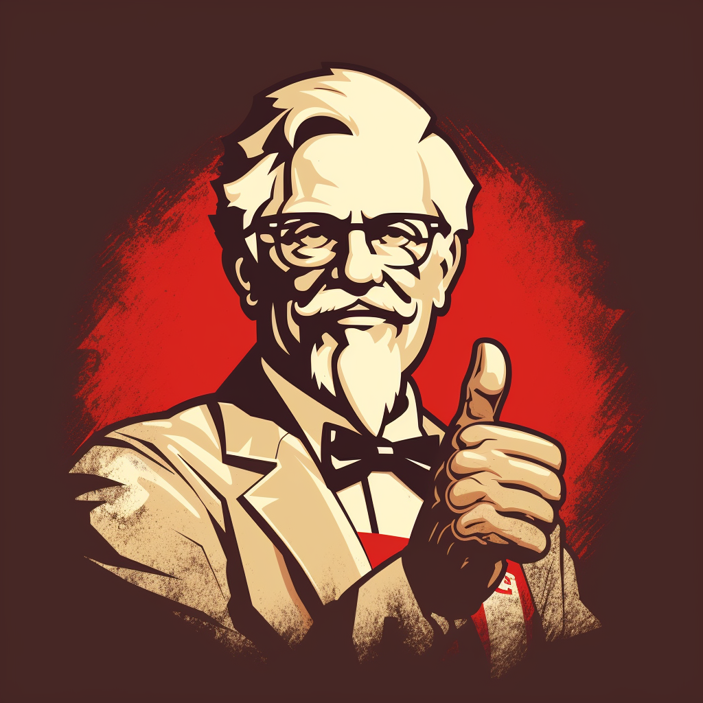 KFC logo representing ultra masculinity