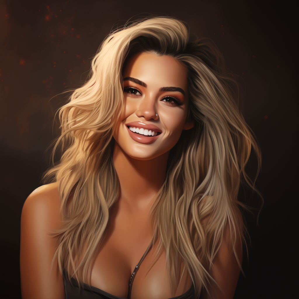 Khloé Kardashian smiling, promoting self-love