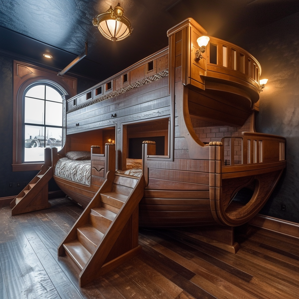 Titanic-themed Kid Bunk Beds